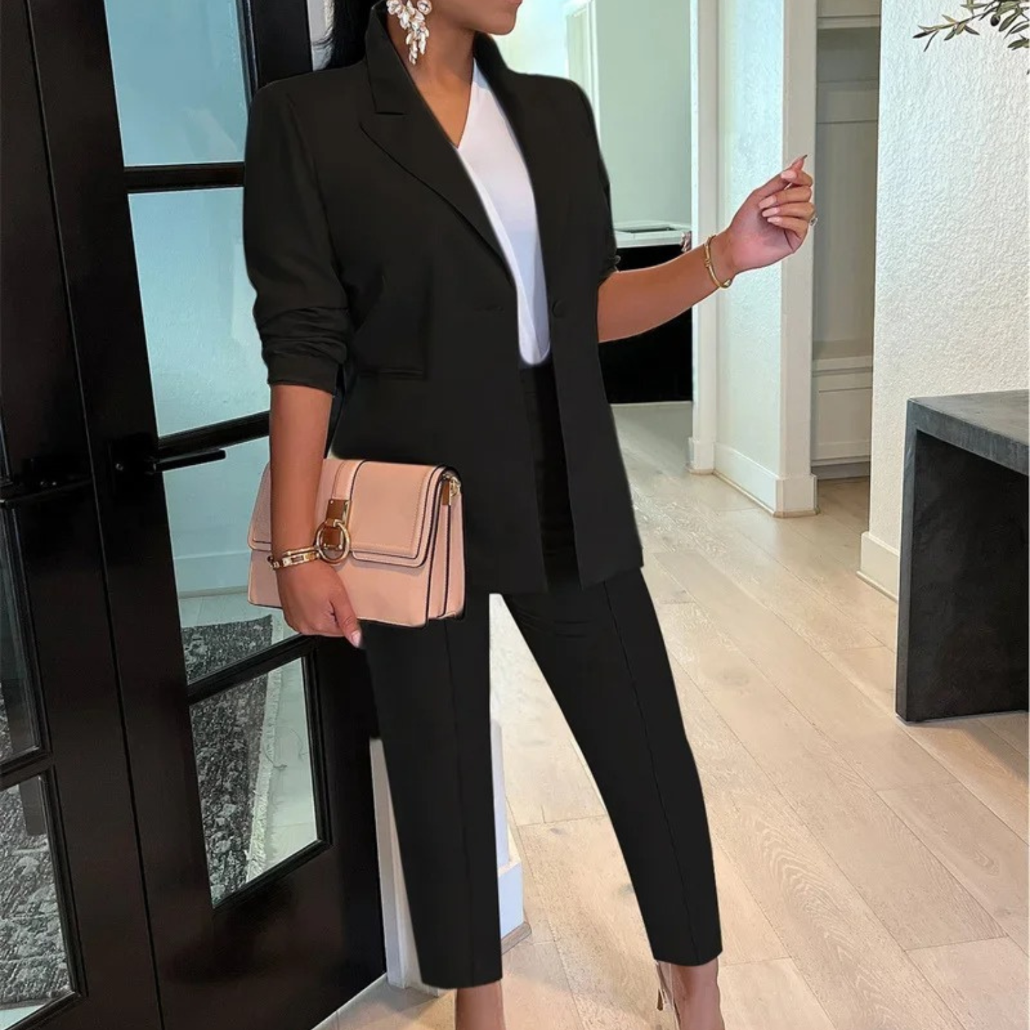 Céleste | Ensemble blazer et pantalon élégant 