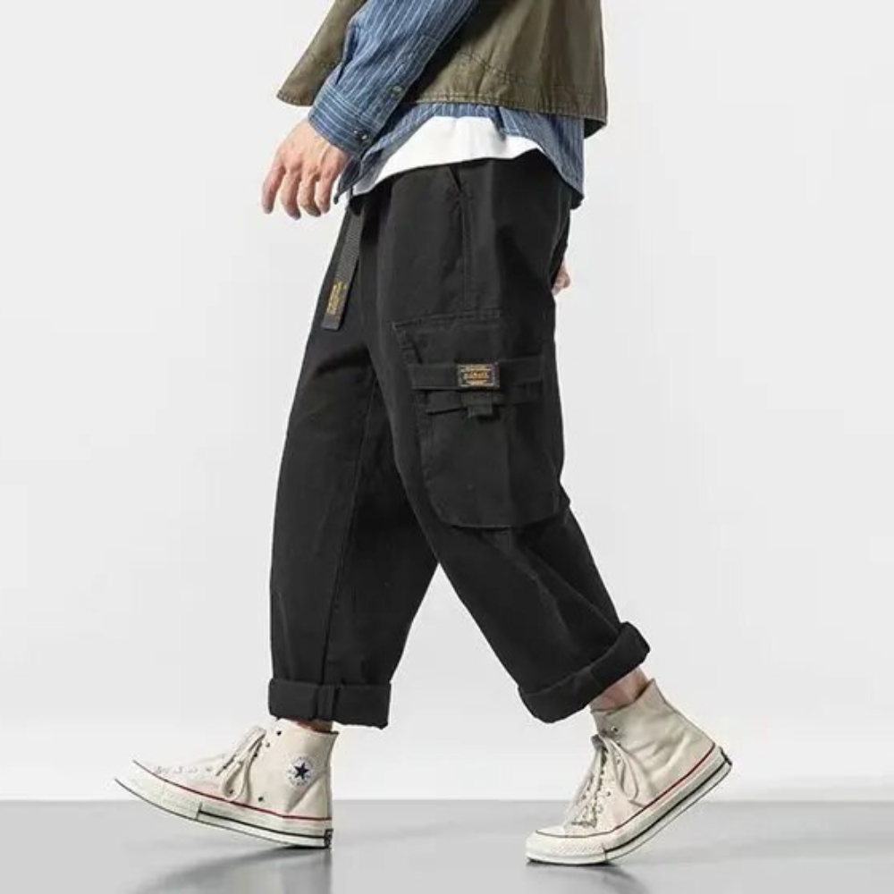 Damon - Pantalon cargo baggy vintage