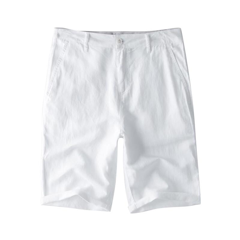 Short homme en lin et coton