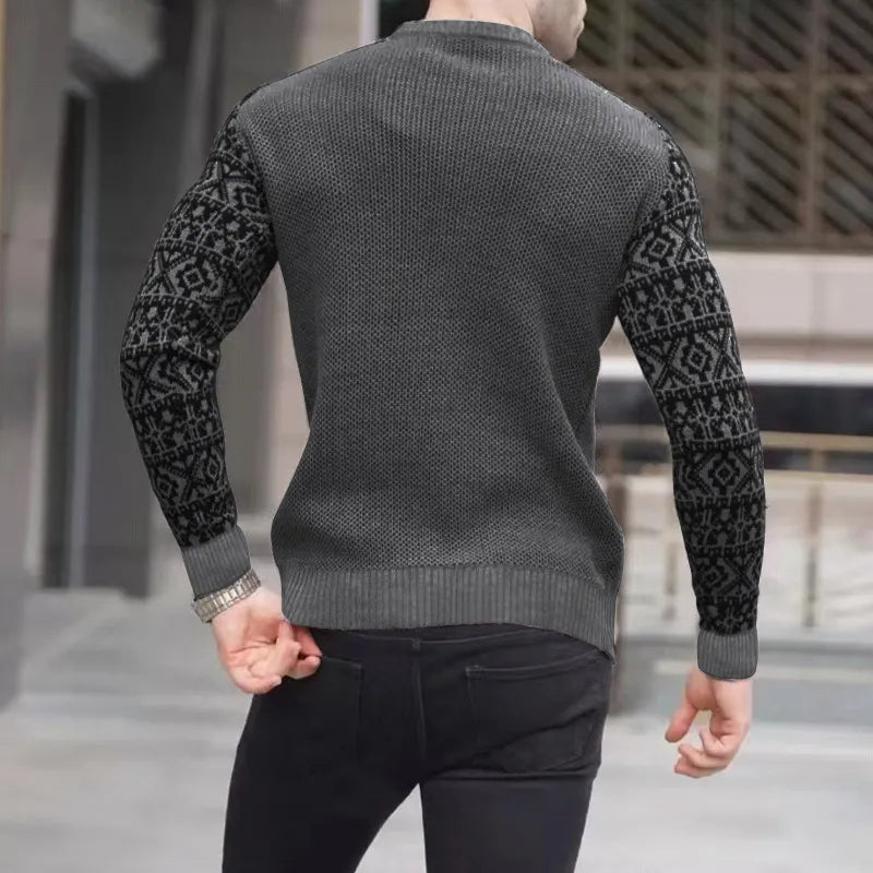 WinterEssentials - Pull col roulé homme hiver