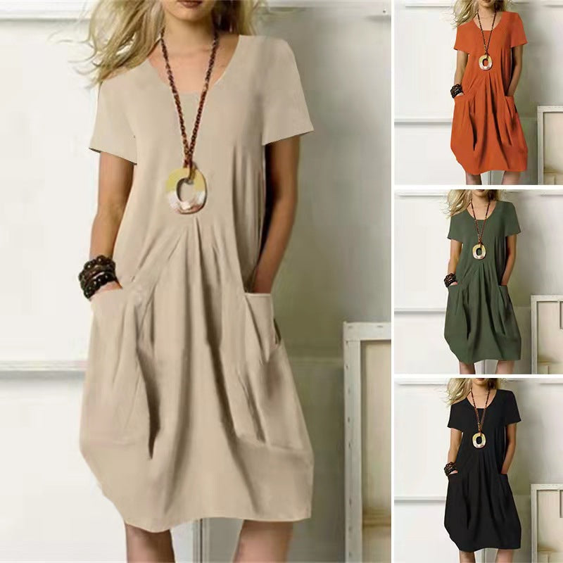 Shania - Knielanges Damenkleid