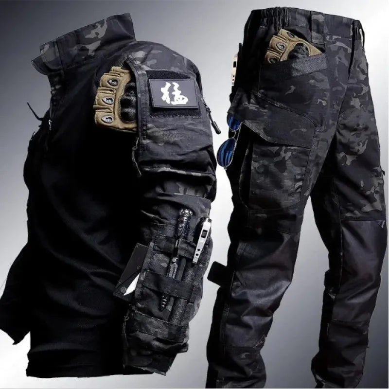Bastiano Herren Taktik-Pullover & Hose: Funktionales Set für Stil und Komfort