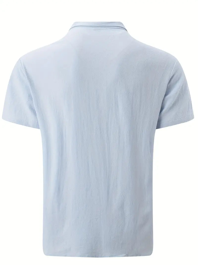 Brian – chemise boutonnée décontractée à manches courtes