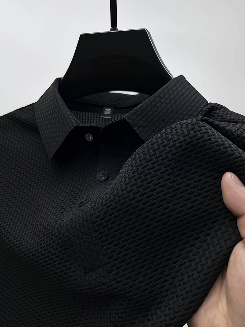 Samuel – chemise décontractée et respirante à manches courtes avec demi-boutons
