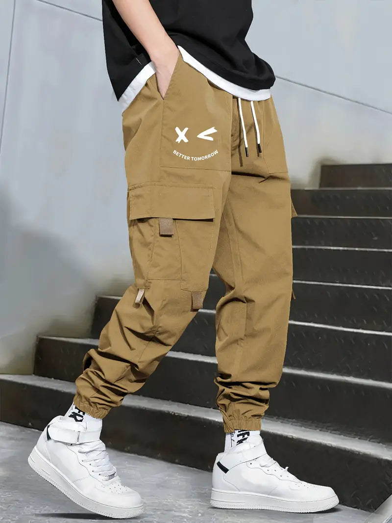 Joseph – Pantalon cargo à cordon pour homme 