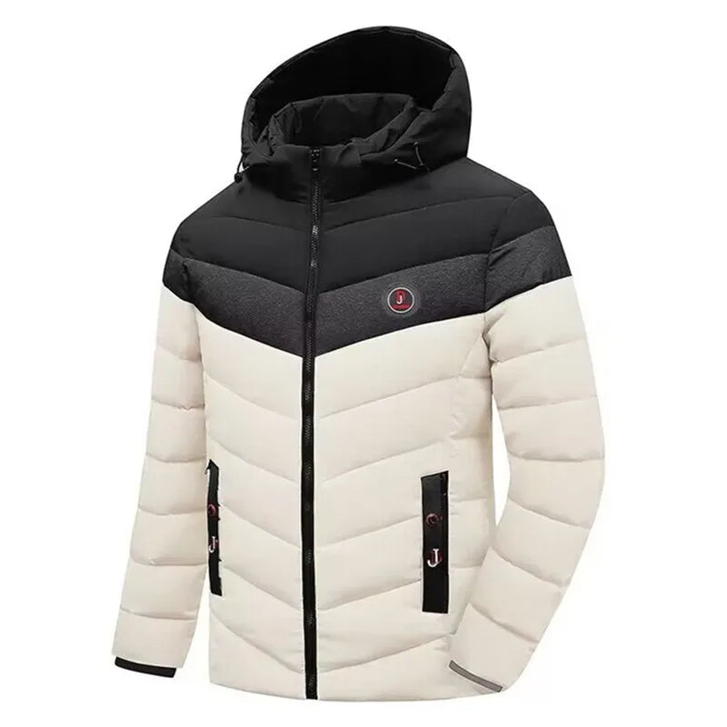 Bequemer Parka mit Kapuzenjacke