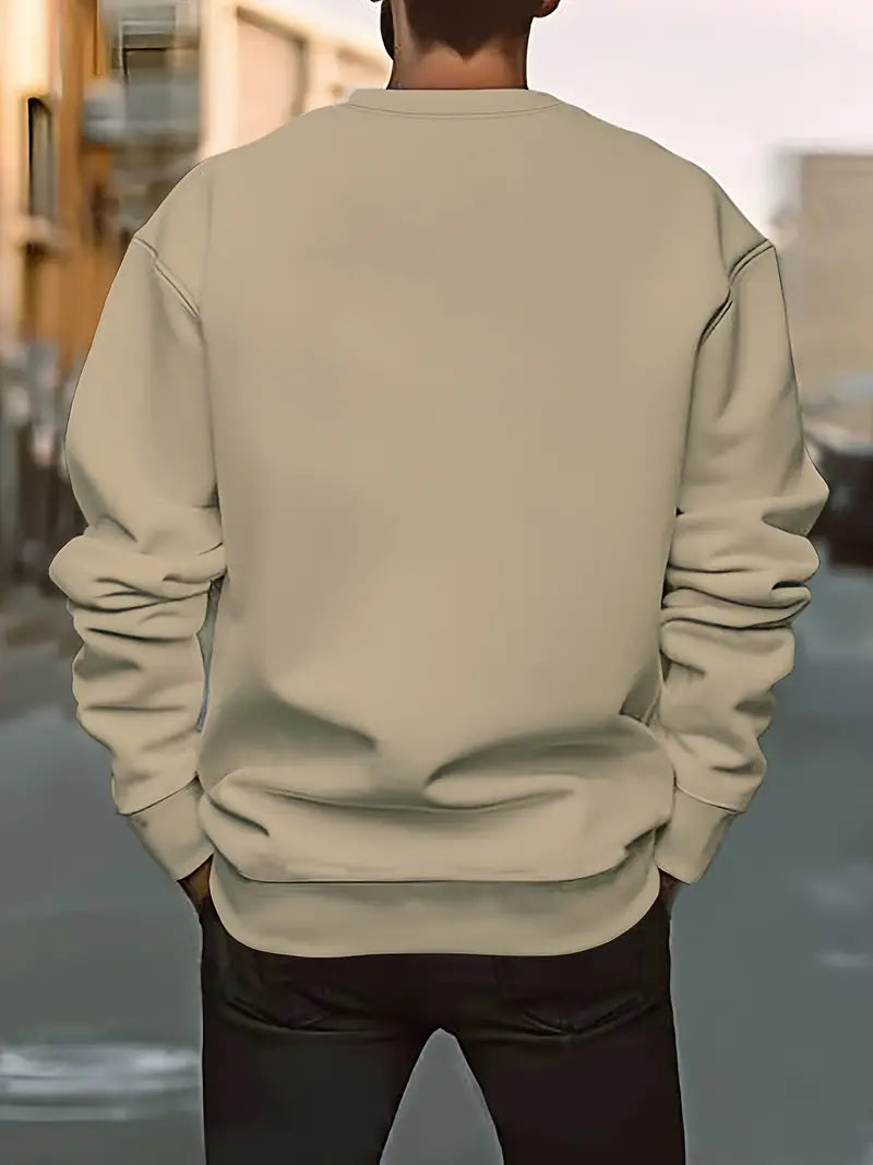 Kevin – Pull imprimé croix de foi pour homme