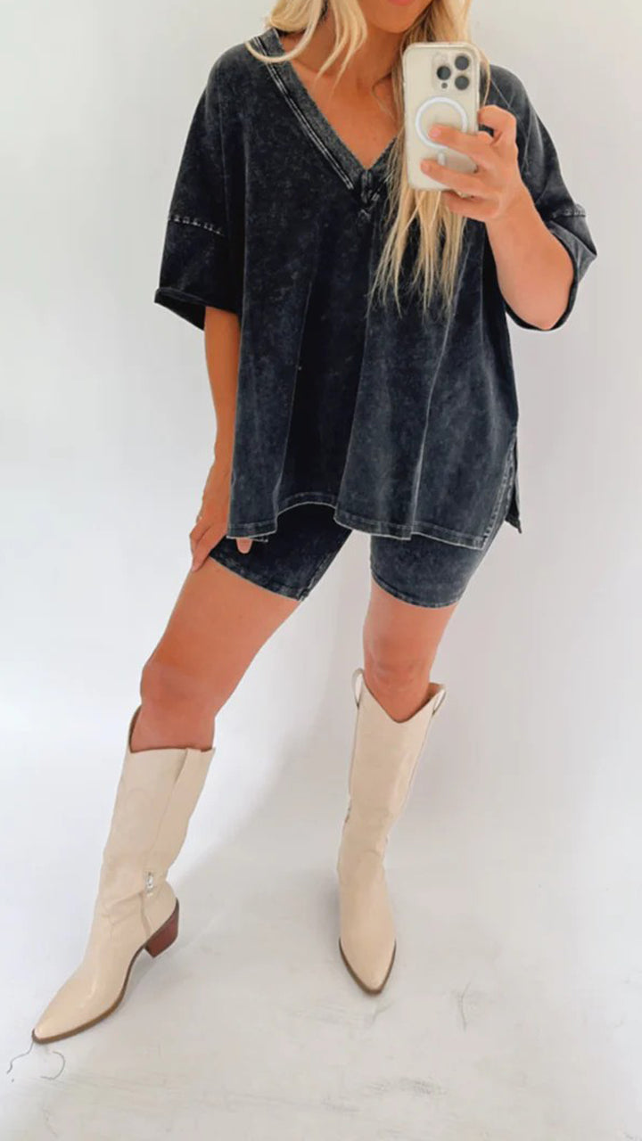 DAVILA™ | ENSEMBLE HAUT ET SHORT