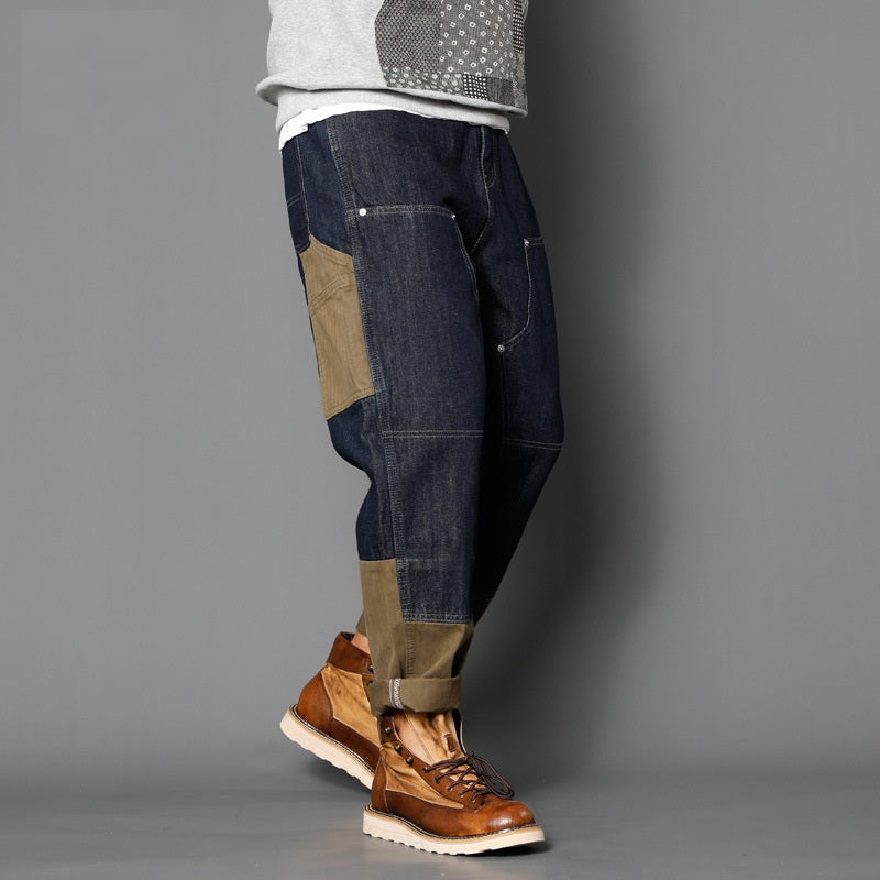 Arron - jean large en denim ample