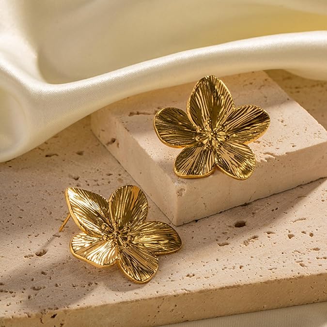 Micara - Posies de pétales - Boucles d'oreilles