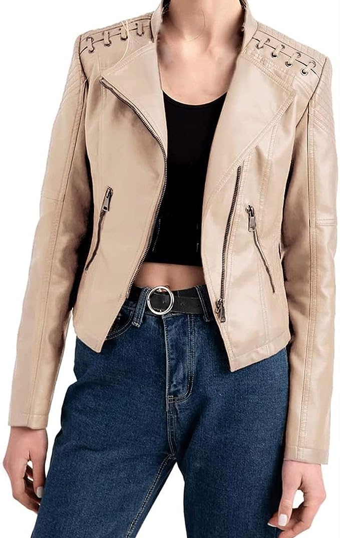 Xénon | Veste en cuir élégante 