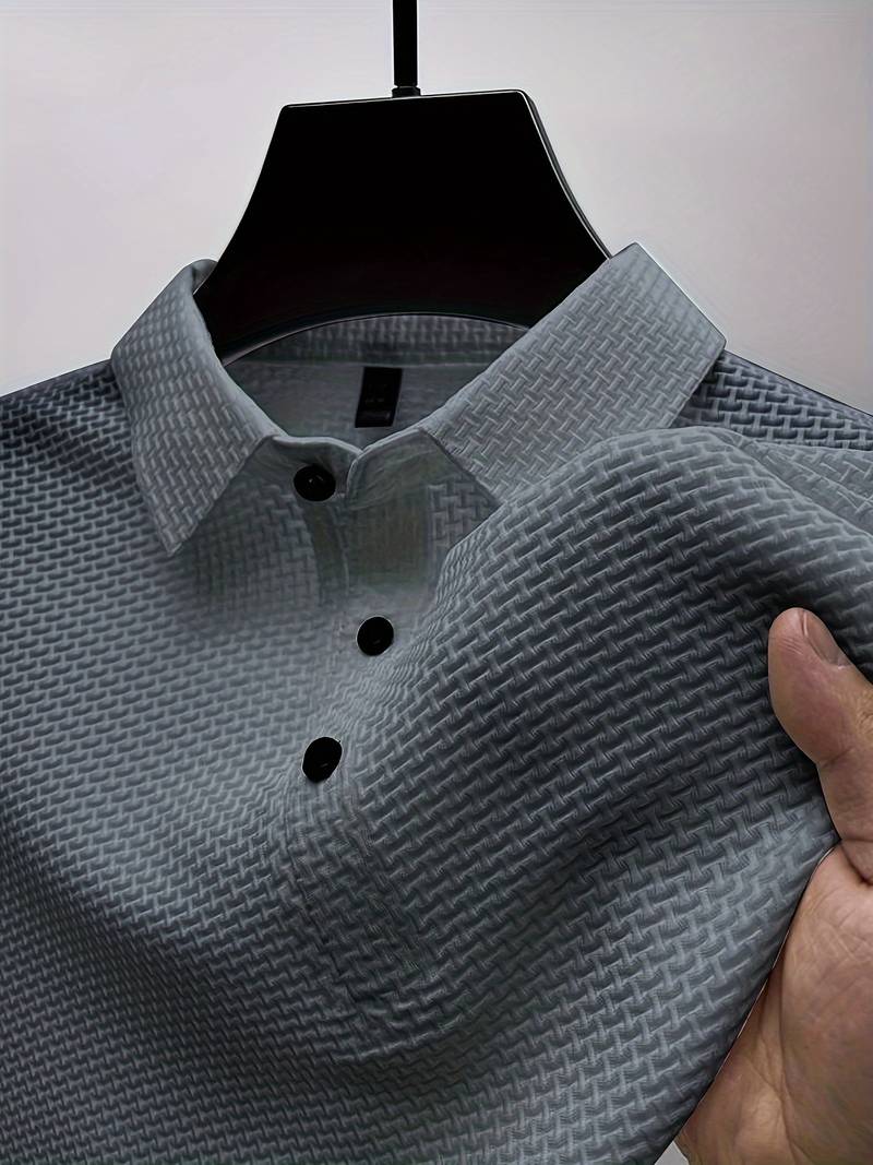 Samuel – chemise décontractée et respirante à manches courtes avec demi-boutons