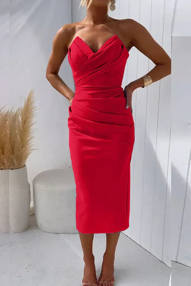 Yassi - Robe - Tissu plissé