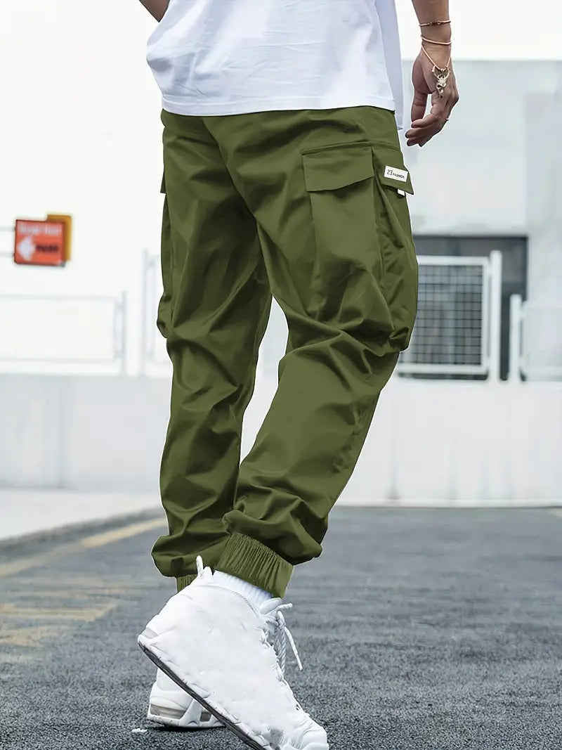Patrick – Pantalon cargo à cordon pour homme