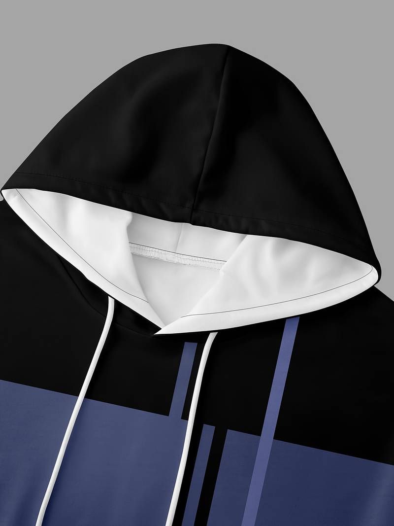 Eric – Sweat à capuche color-block pour homme