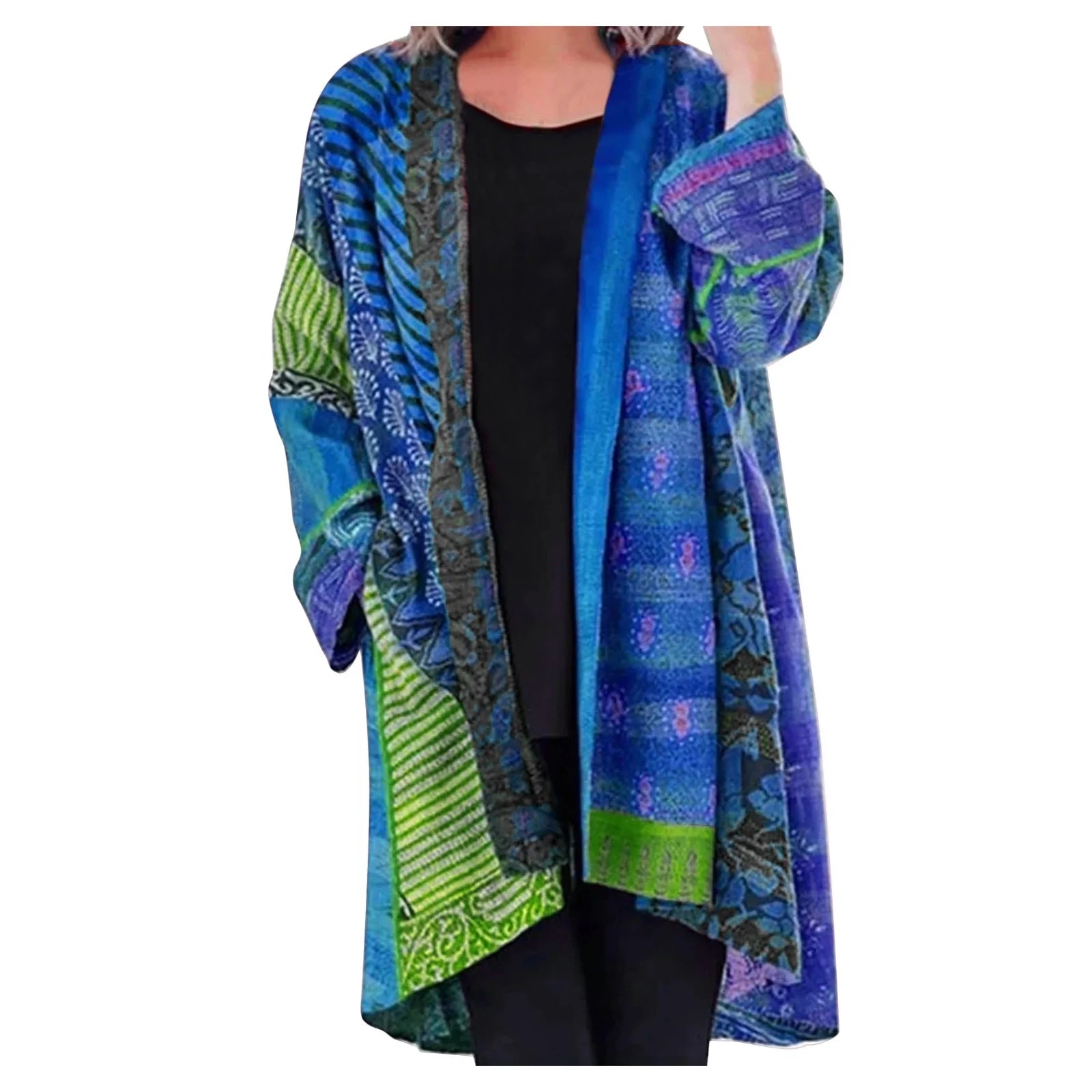 Cardigan vintage à manches longues 