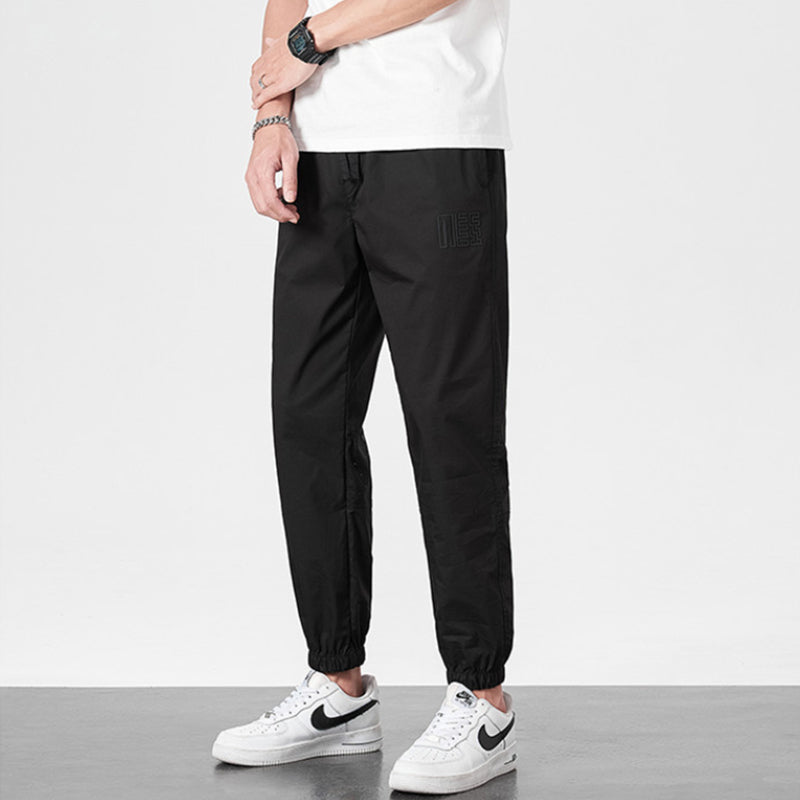 Pantalon de survêtement d'été en soie glacée