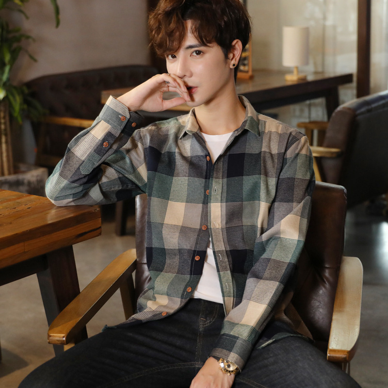 Alexander – chemise à carreaux à manches longues pour le printemps