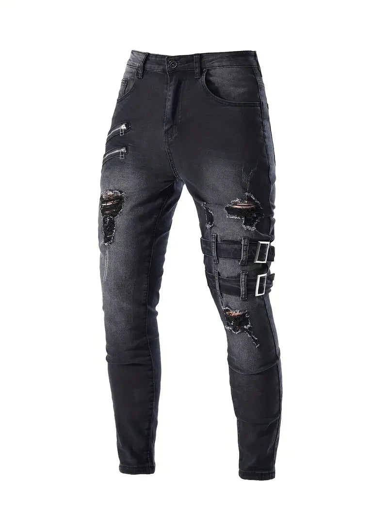 Mason – Jean biker décontracté pour homme
