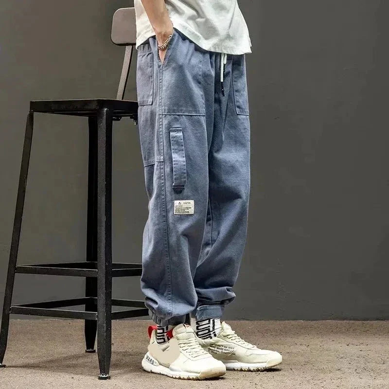 Dewey - pantalon cargo rétro à jambes larges