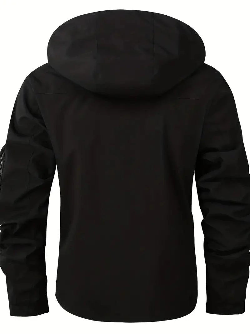 Robert – dicke windjacke mit kapuze