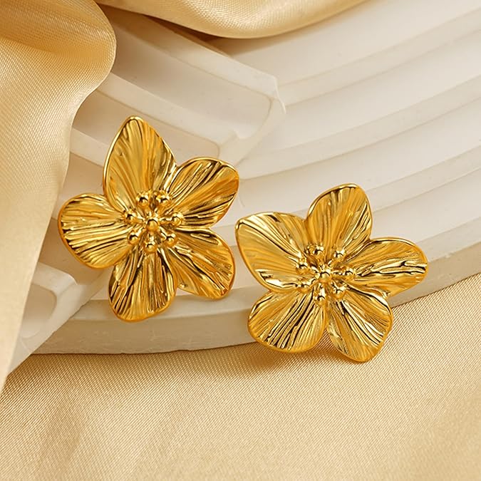 Micara - Posies de pétales - Boucles d'oreilles