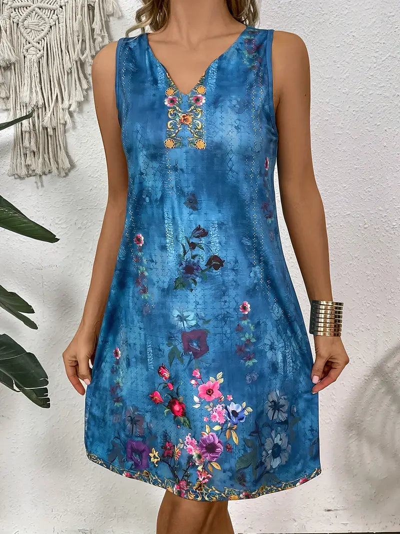 Chiquita - Ärmelloses Tank-Kleid für lässigen Frühlings- und Sommerlook