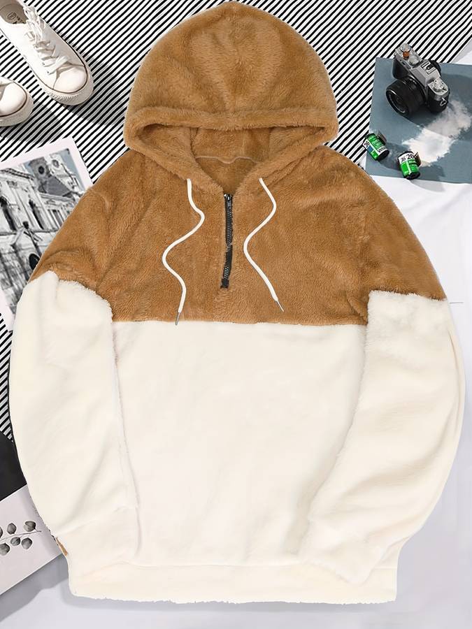 Roderick - Sweat à capuche polaire pour homme