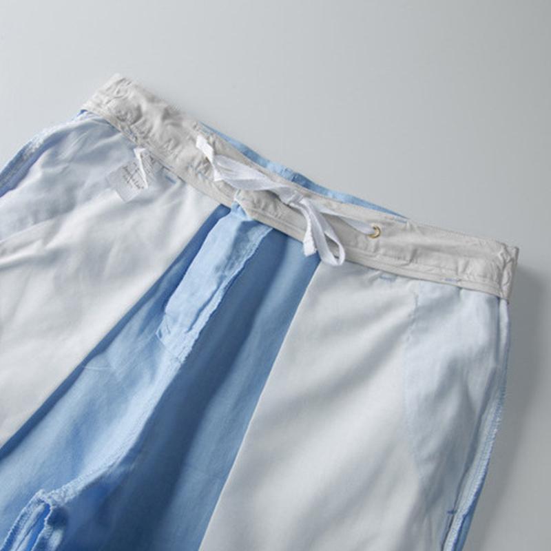 Short homme en lin et coton
