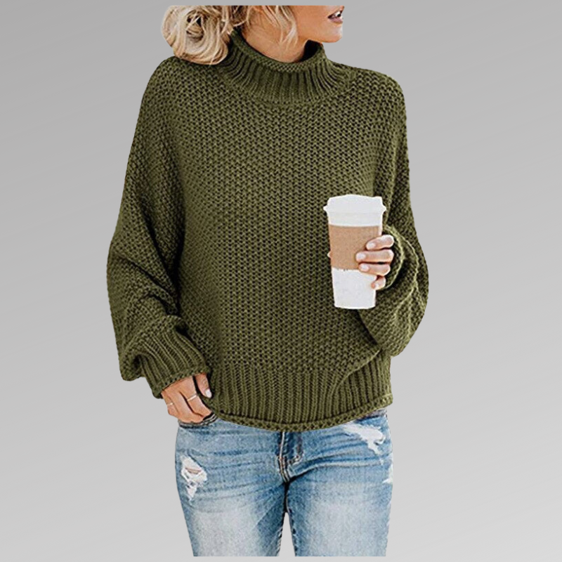 Pia - Magnifique pull en grosse maille