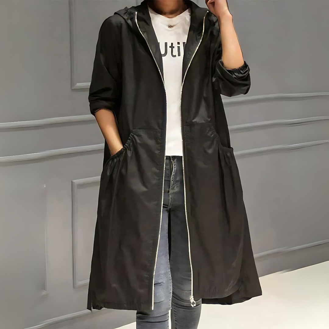 Ottilie | Imperméable élégant pour femme | Long