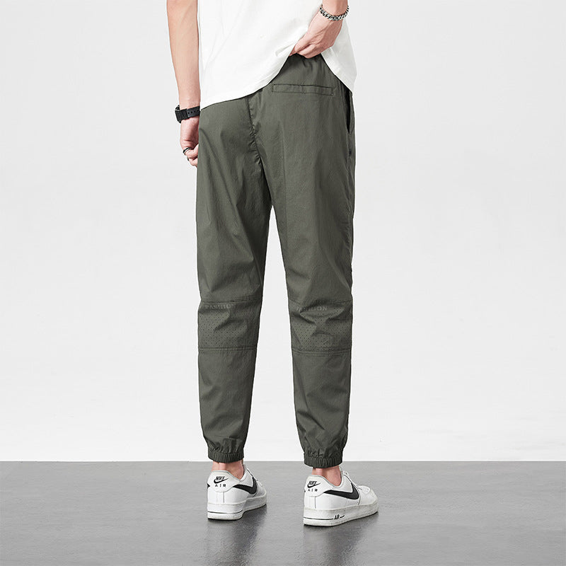 Pantalon de survêtement d'été en soie glacée