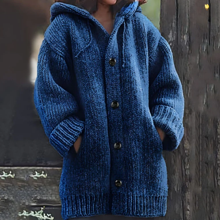 Xénora | Veste longue à capuche