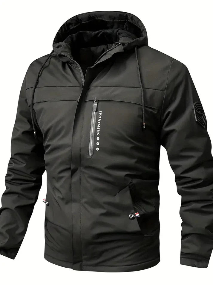 Veste d'hiver chaude avec doublure en fourrure et poches pour homme | idéal pour l'hiver