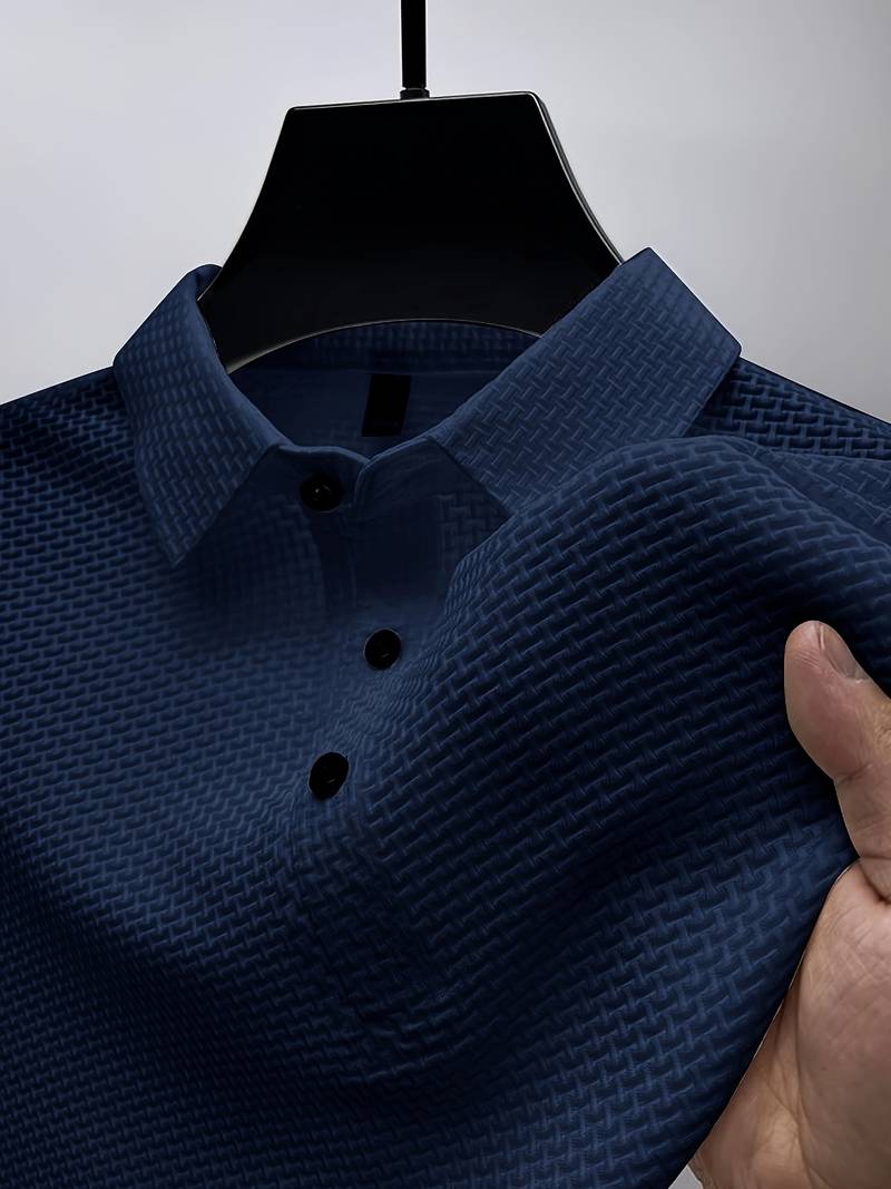 Samuel – chemise décontractée et respirante à manches courtes avec demi-boutons