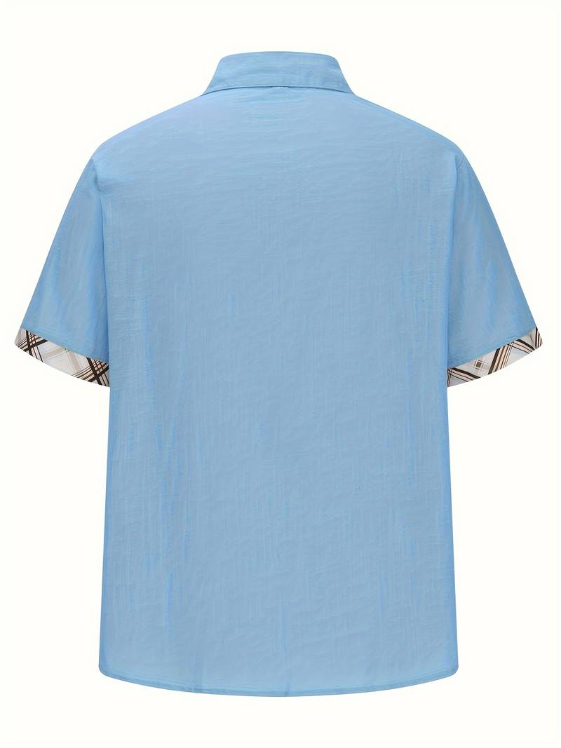 Brandon – chemise traditionnelle élégante avec imprimé graphique à carreaux