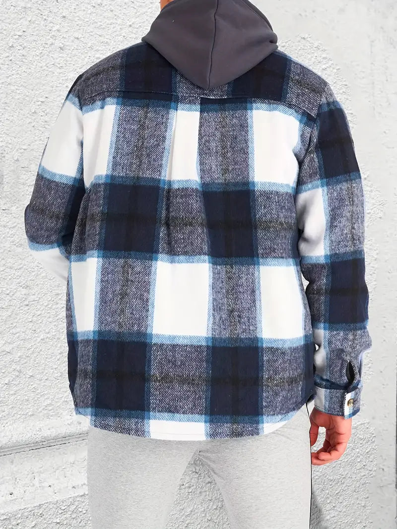 Jeremy – veste chemise à carreaux à manches longues