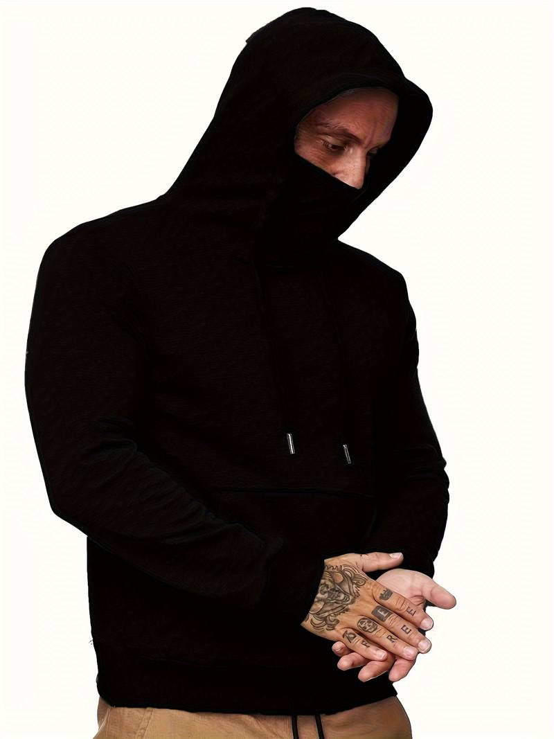 Brandon – Sweat à capuche tendance avec masque pour homme