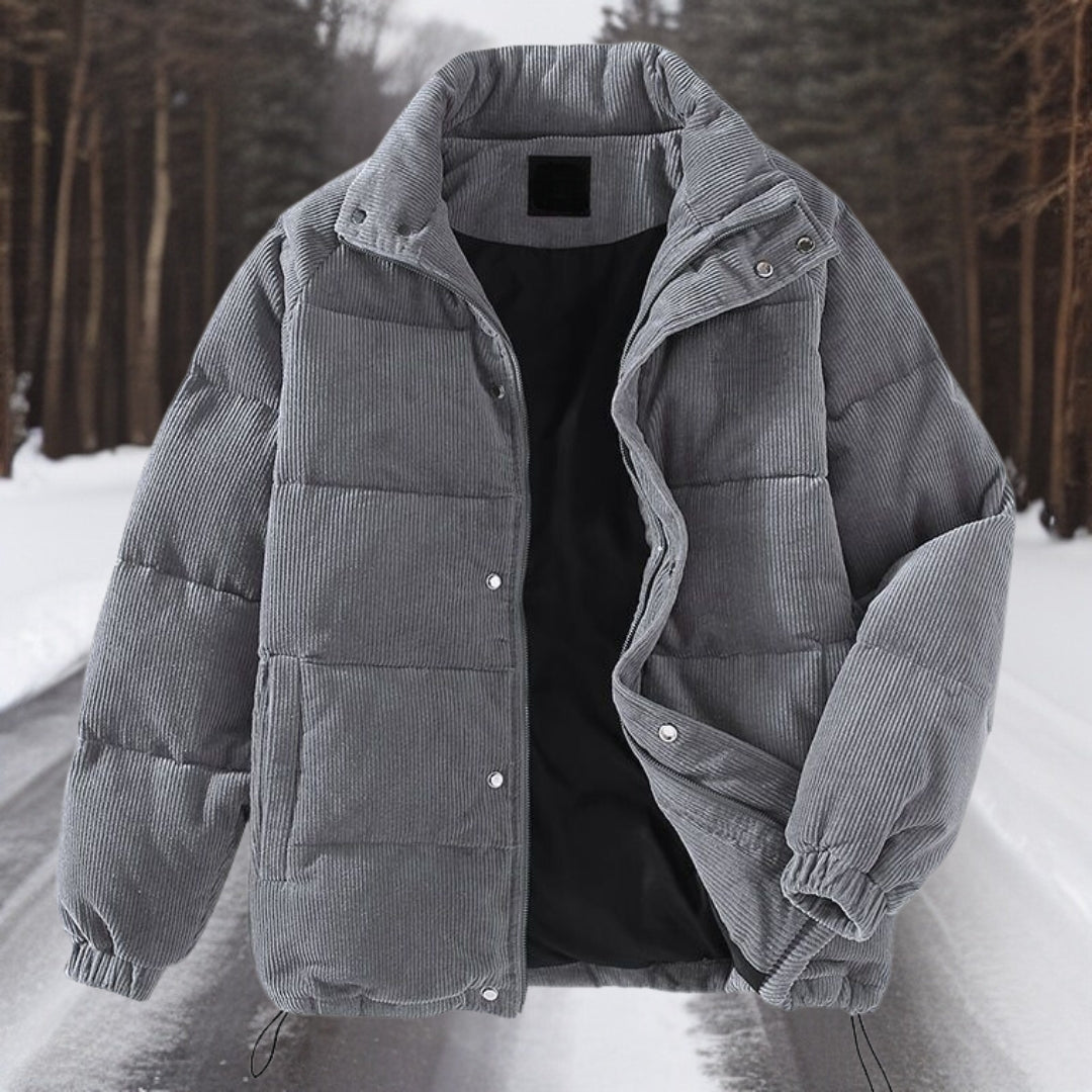 Yisellec | Veste chaude en velours côtelé pour l'hiver 