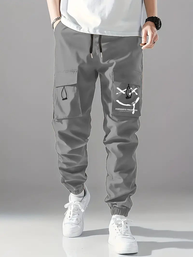 John – Pantalon cargo à cordon pour homme