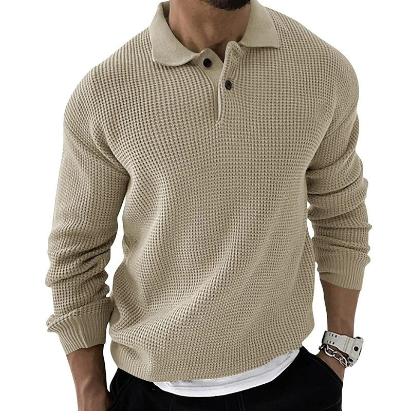 Jord - Pull polo élégant avec détails boutonnés