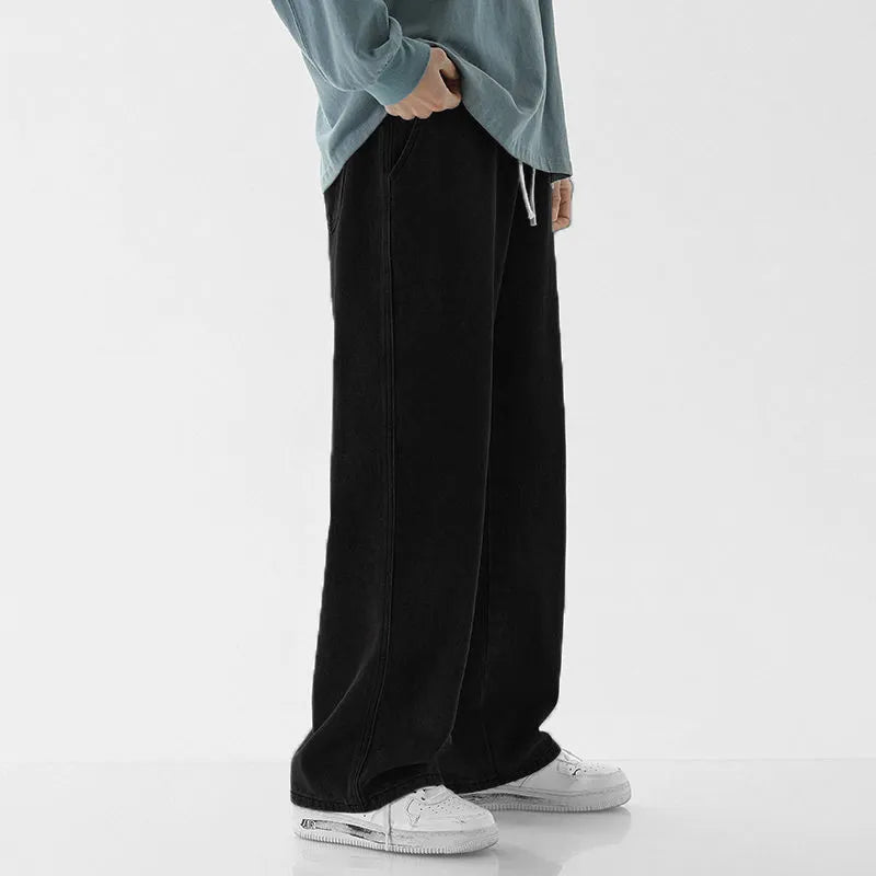 Foster - pantalon ample à jambes larges