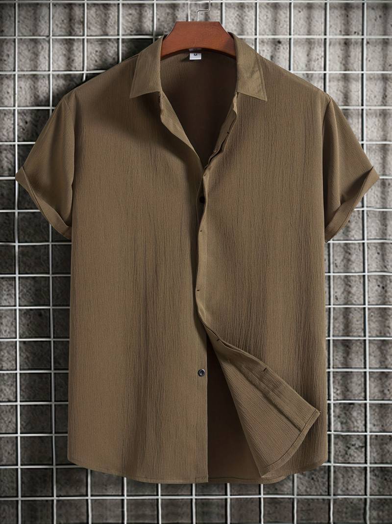 John – chemise décontractée à manches courtes pour homme