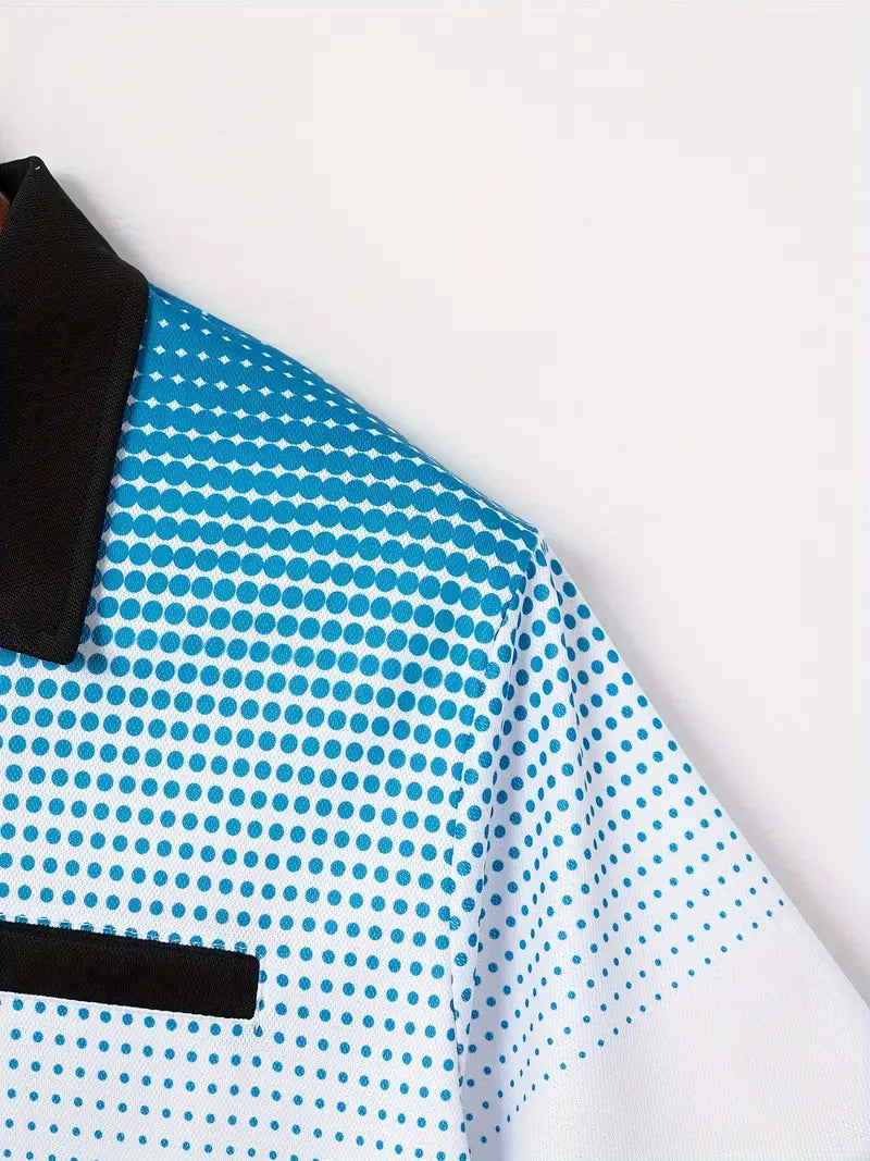 Alexander – chemise décontractée à manches courtes avec motif à pois