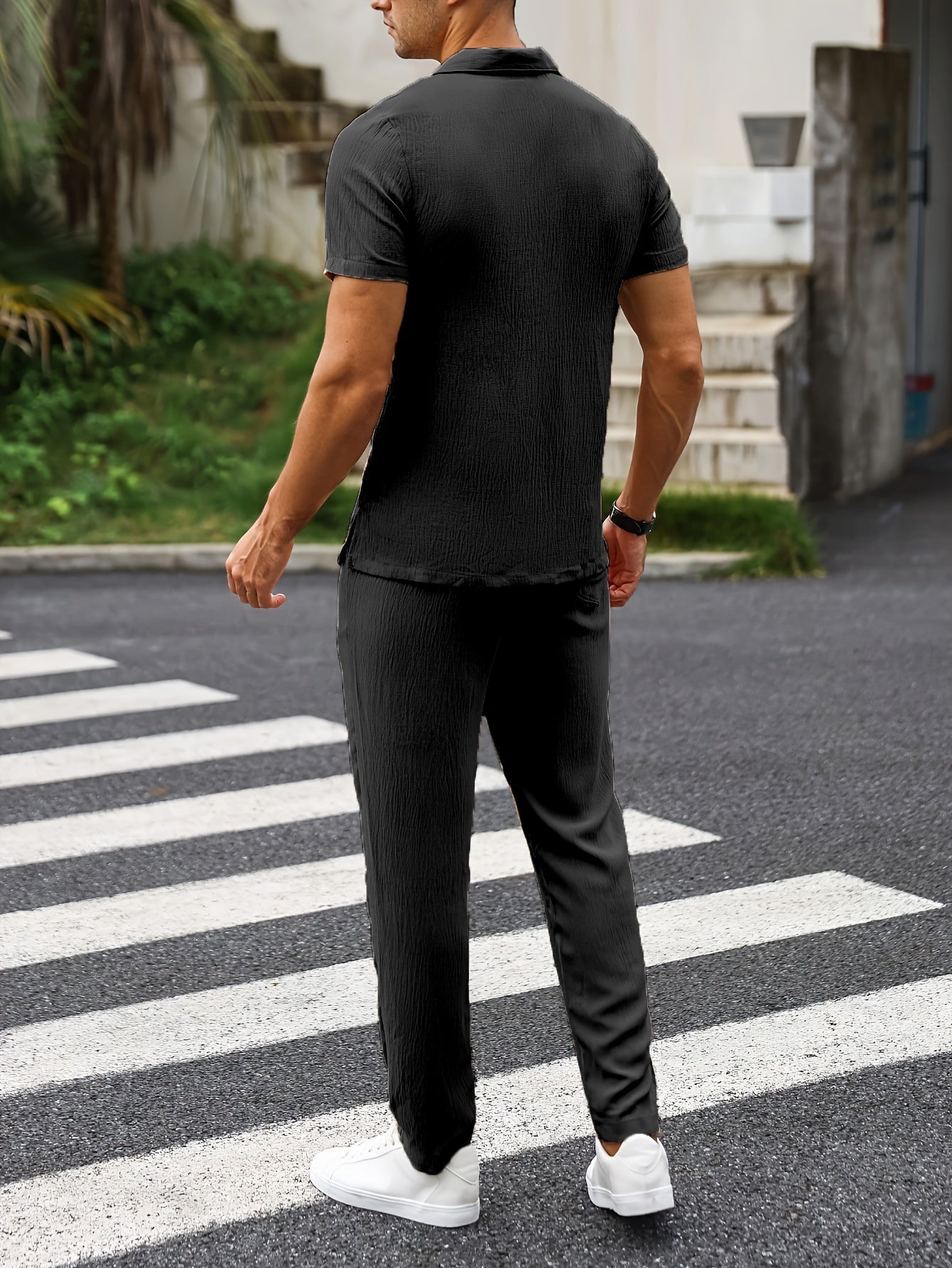 Tenue d'été décontractée deux pièces pour homme - Criston