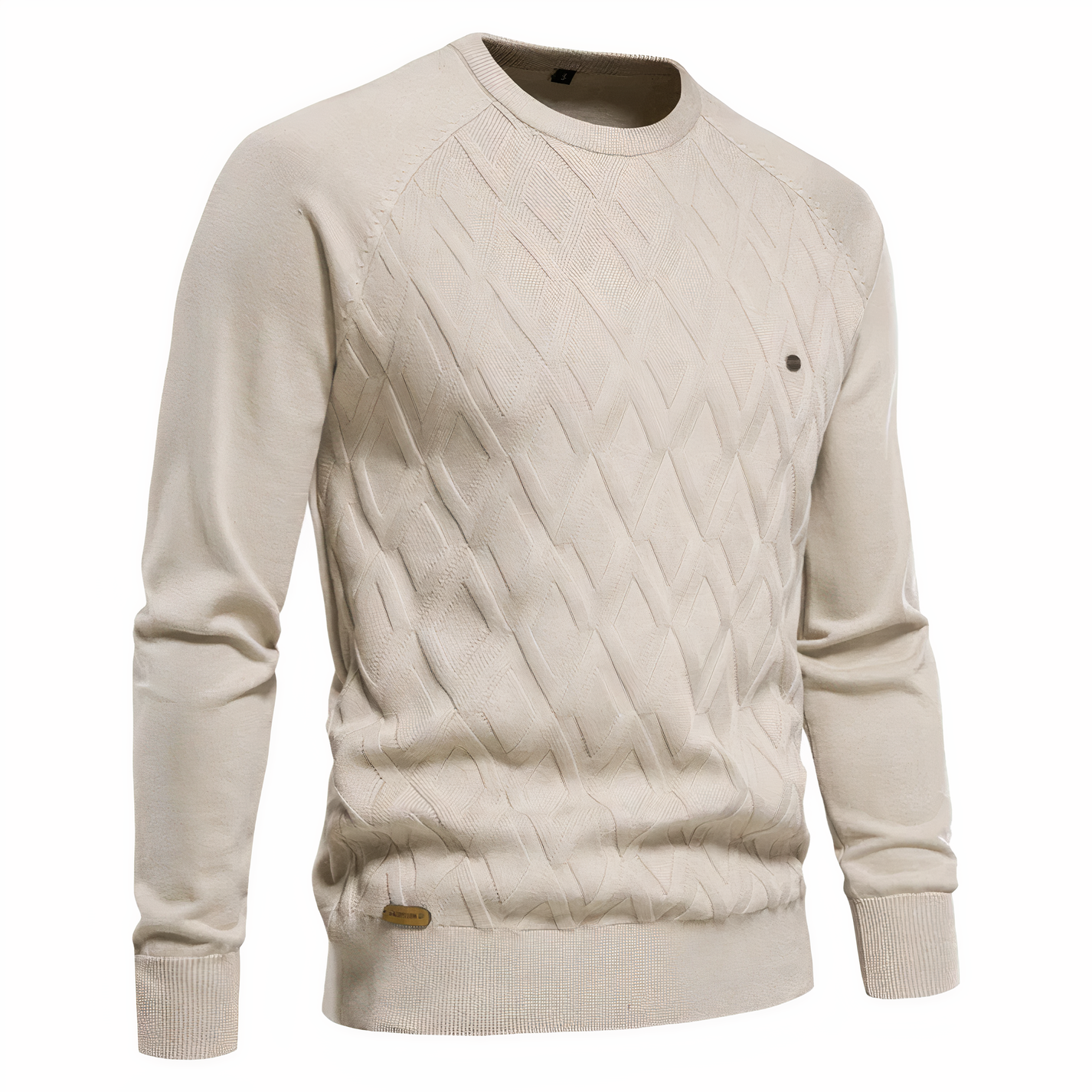 Pull homme en maille à motif losanges - Adam