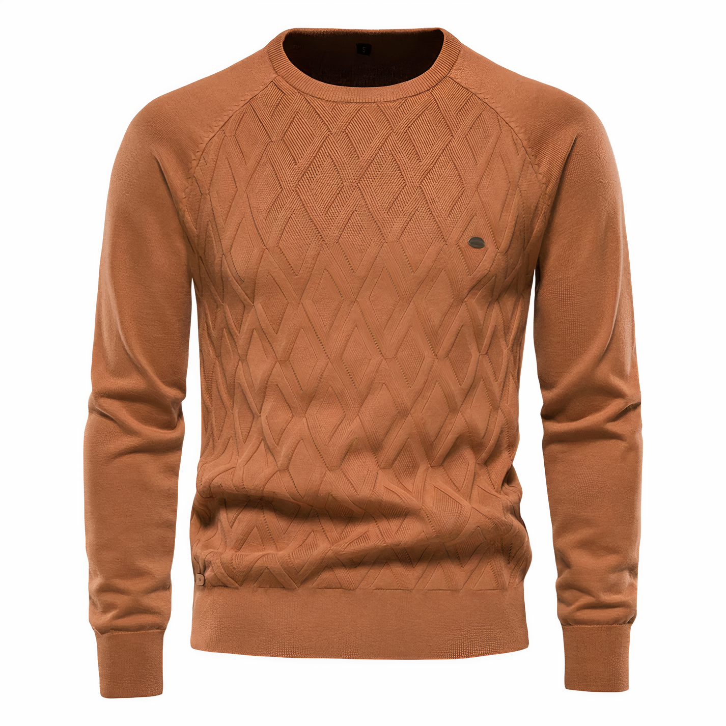 Pull homme en maille à motif losanges - Adam