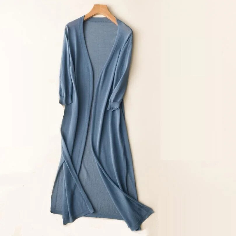 Cardigan long en maille - Alyssa