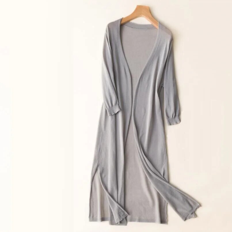 Cardigan long en maille - Alyssa