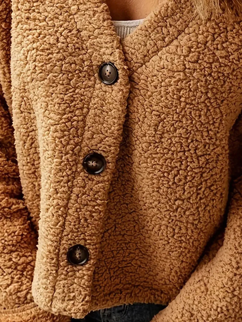 Veste Sherpa douce pour femme - Avila